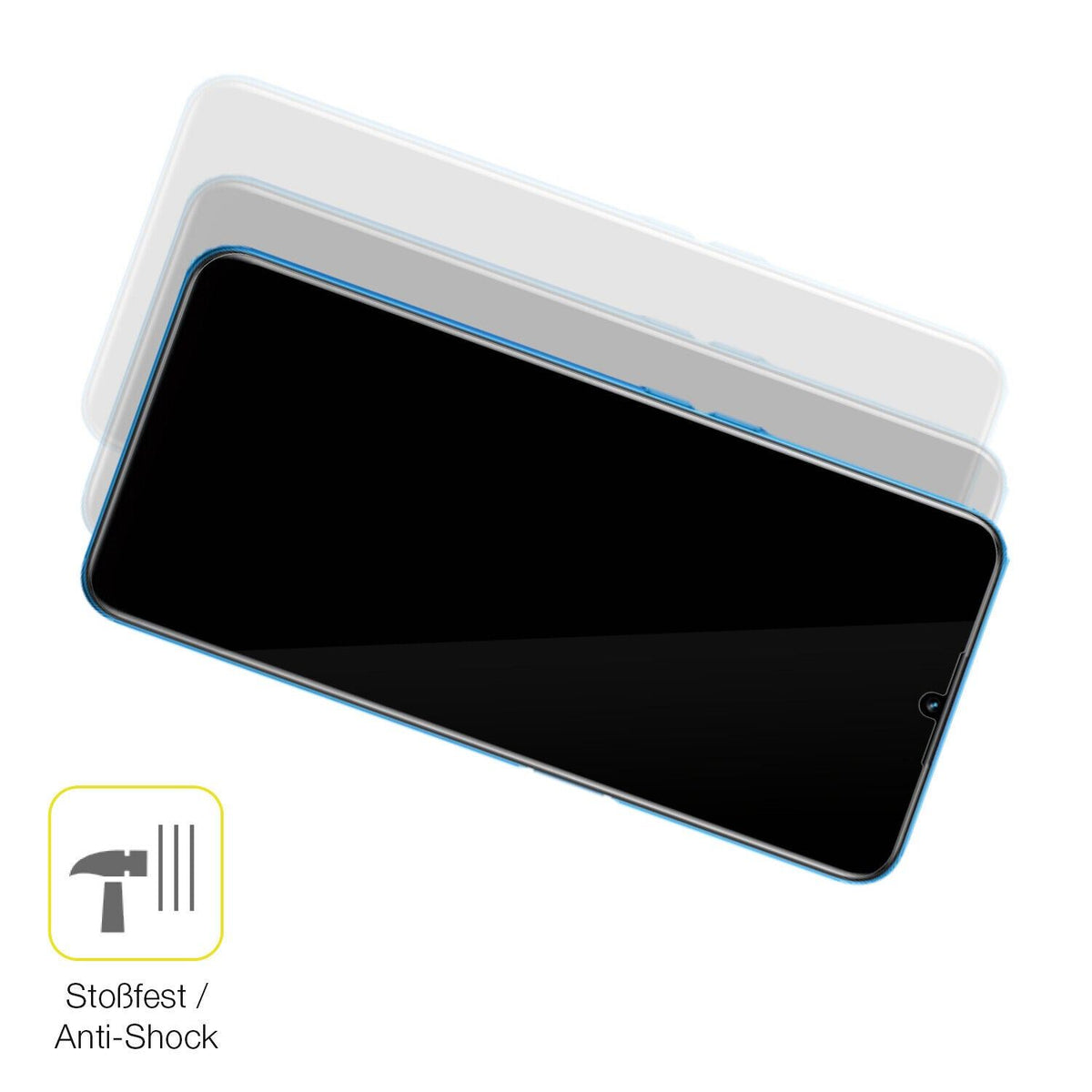 1x 3D Full Cover Schutzfolie für Realme V11S