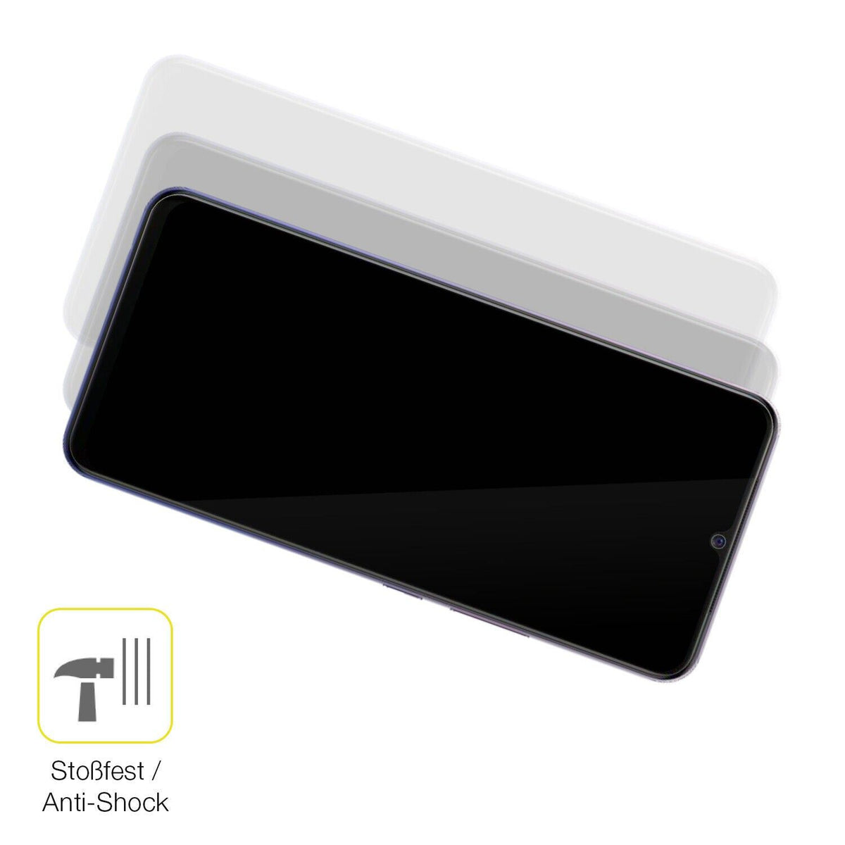 1x 3D Full Cover Schutzfolie für Vivo V20