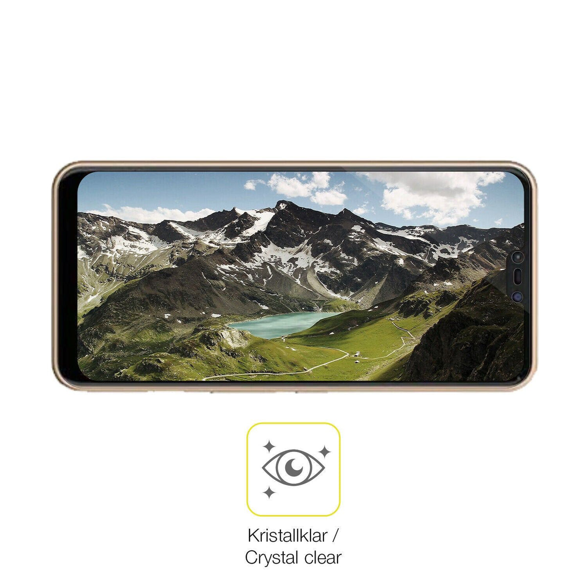 1x 3D Full Cover Schutzfolie für Fujitsu Arrows M05