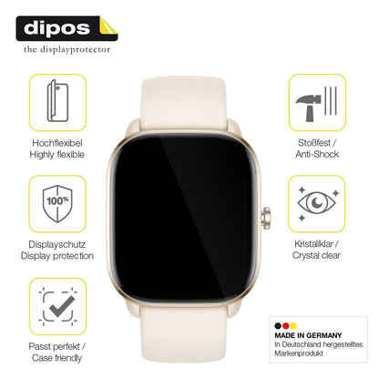 1x 3D Full Cover Schutzfolie für Amazfit GTS 4 mini