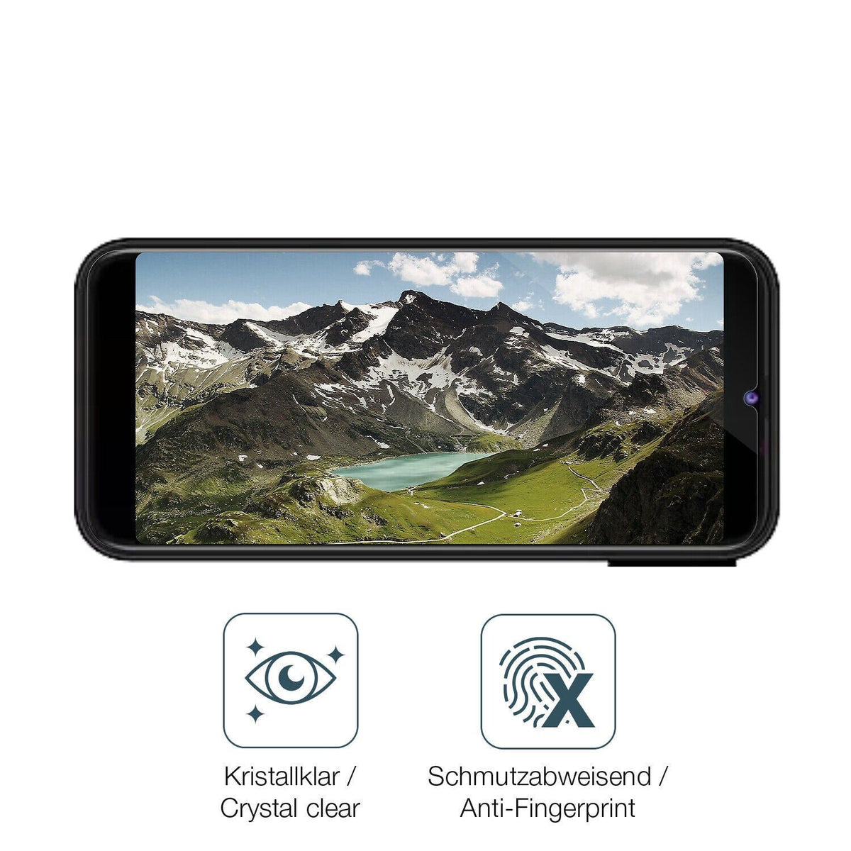 1x 9H Schutzfolie für Krip K57 Panzerfolie