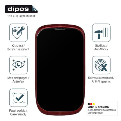 1x 9H Schutzfolie matt für Coolpad 8020 Panzerfolie