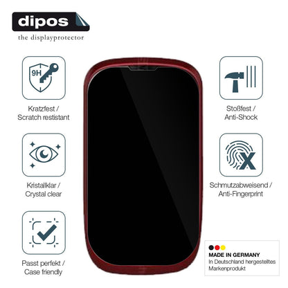 1x 9H Schutzfolie für Coolpad 8020 Panzerfolie