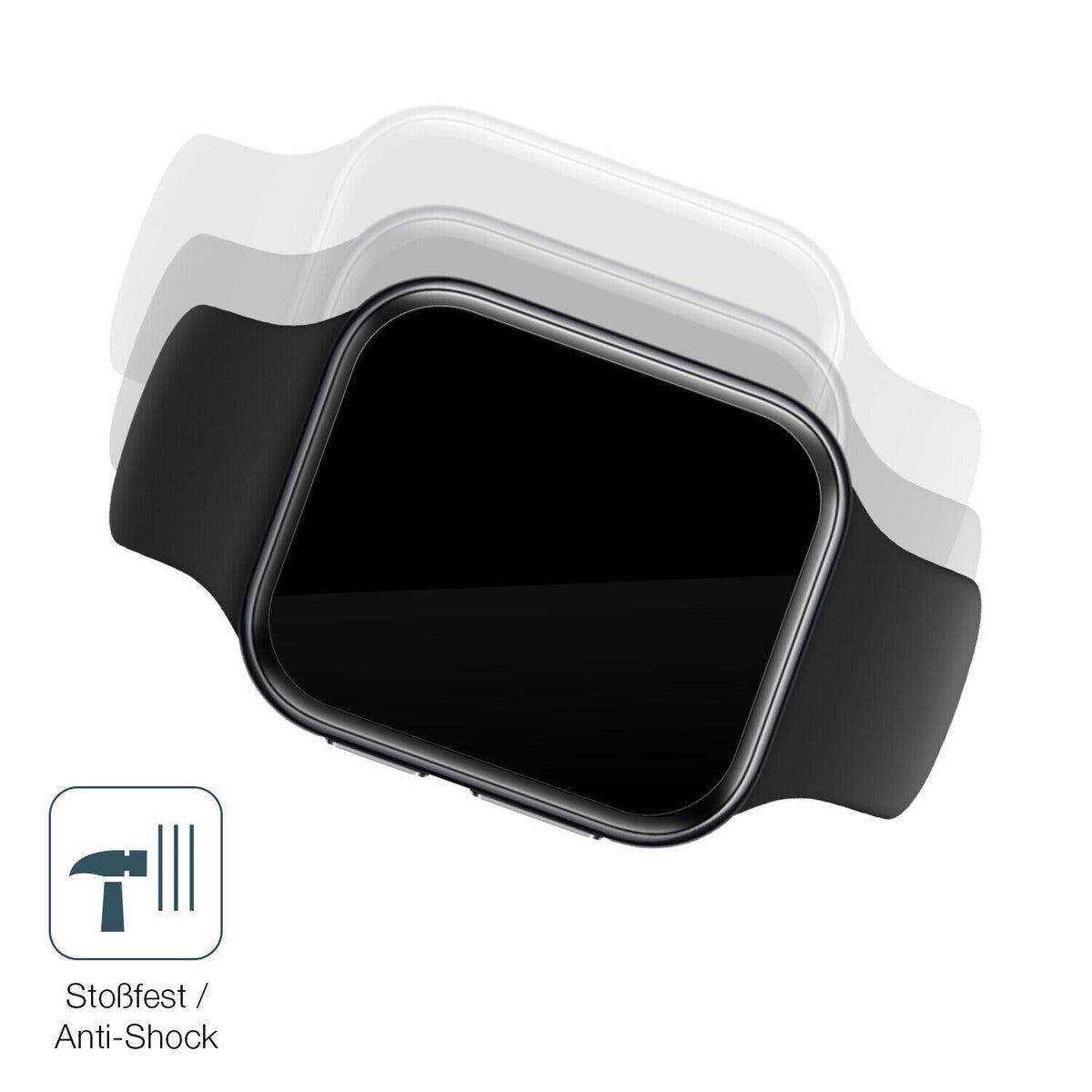 1x 9H Schutzfolie für OPPO Watch 3 Panzerfolie