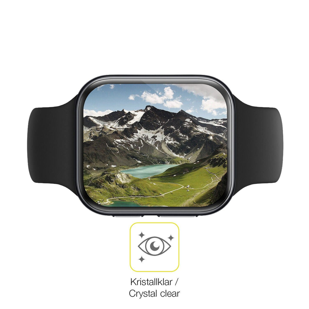 1x 3D Full Cover Schutzfolie für OPPO Watch 3