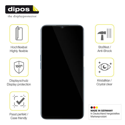 1x 3D Full Cover Schutzfolie für OPPO A16