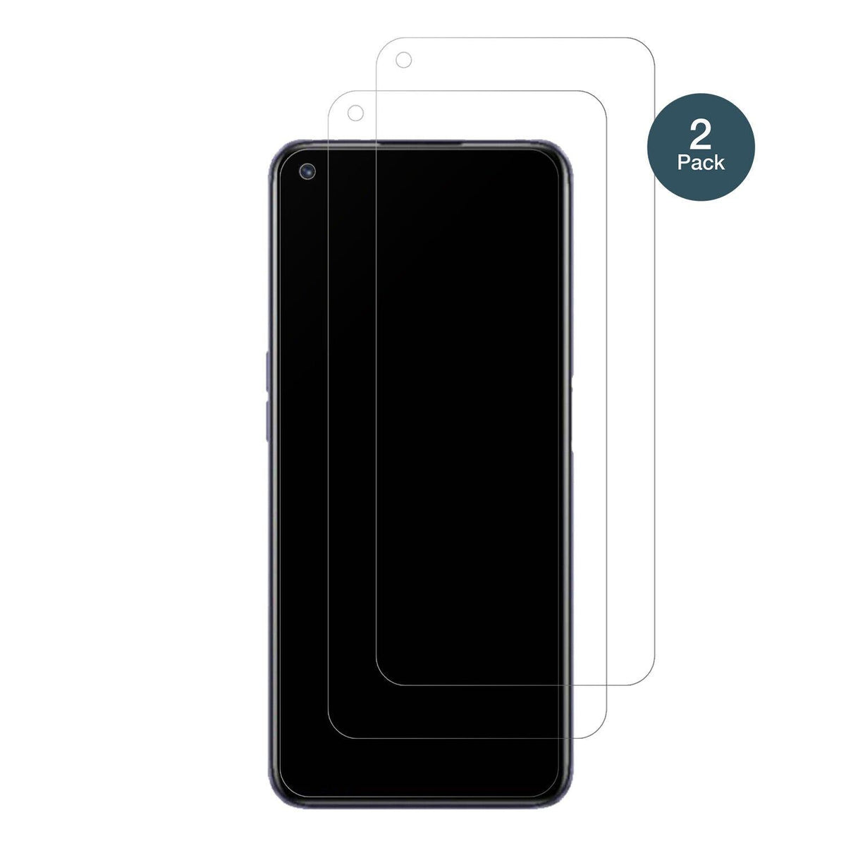 1x 9H Schutzfolie matt für Realme Q3S Panzerfolie