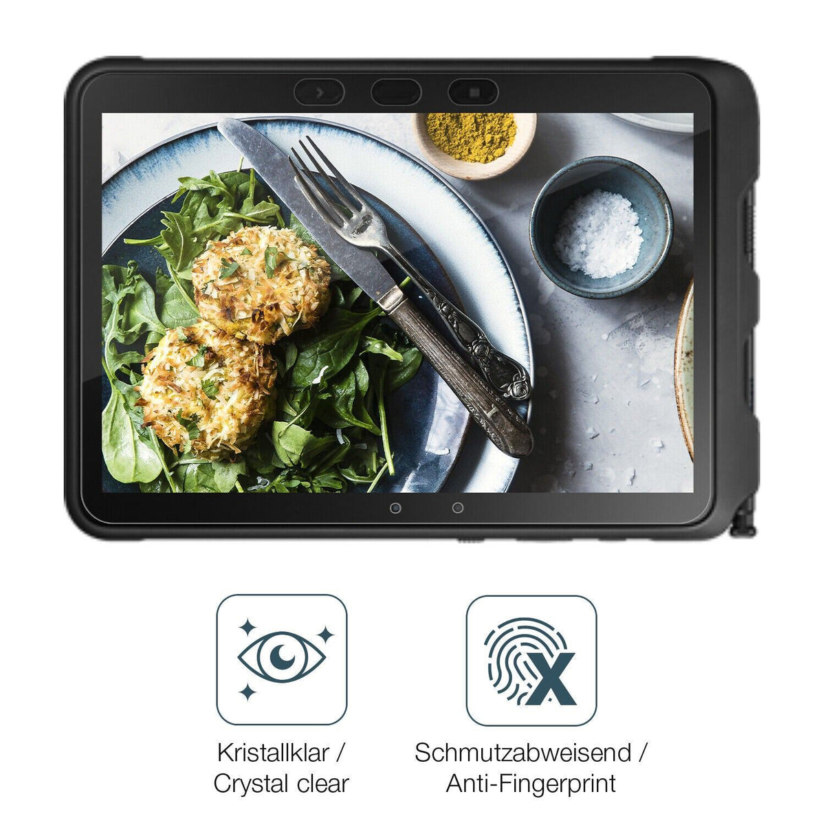 1x 9H Schutzfolie für Samsung Galaxy Tab Active 4 Pro Panzerfolie