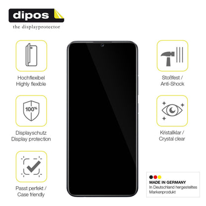1x 3D Full Cover Schutzfolie für Realme Narzo 50i Prime