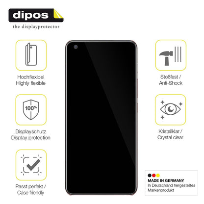 1x 3D Full Cover Schutzfolie für Vivo X50