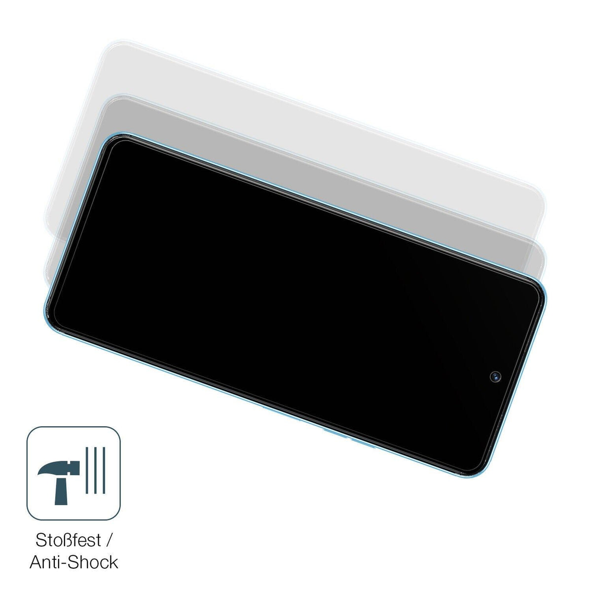 1x 9H Schutzfolie matt für Tecno Camon 19 Neo Panzerfolie