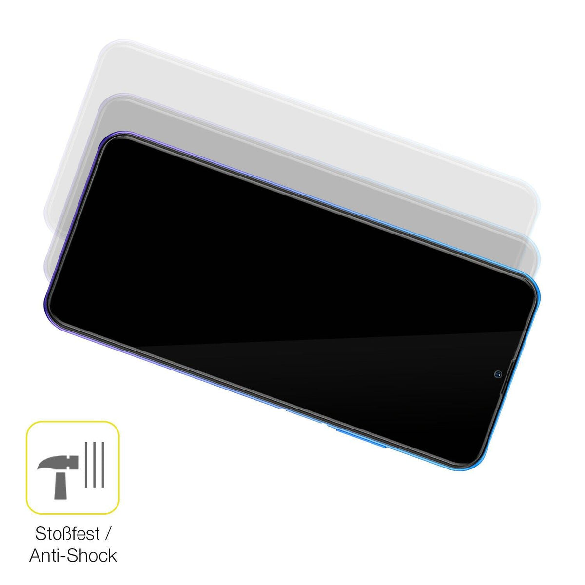 1x 3D Full Cover Schutzfolie für Ulefone Note 12P