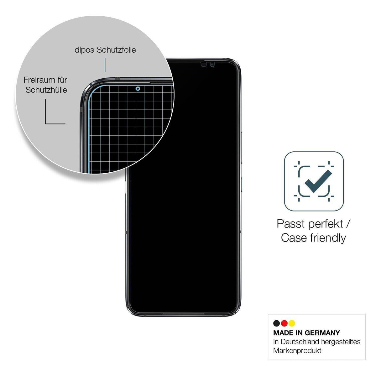 1x 9H Schutzfolie für Asus ROG Phone 6 Pro Panzerfolie