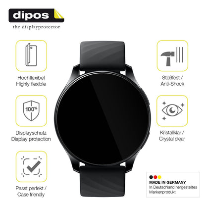 1x 3D Full Cover Schutzfolie für OnePlus Nord Smartwatch