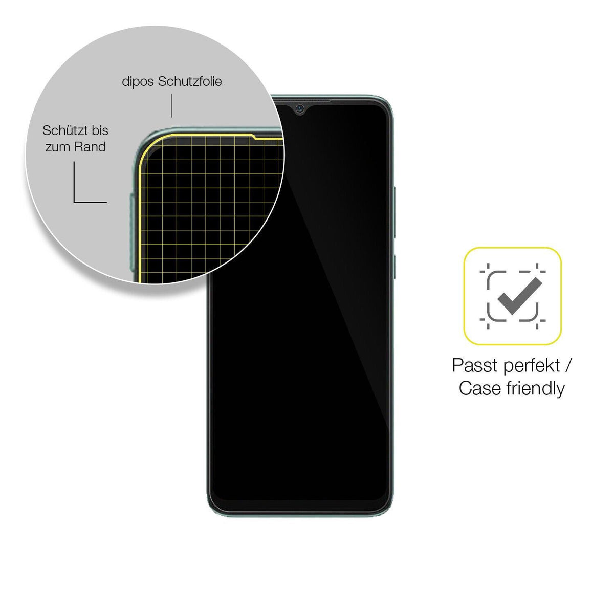 1x 3D Full Cover Schutzfolie für Xiaomi Poco C40