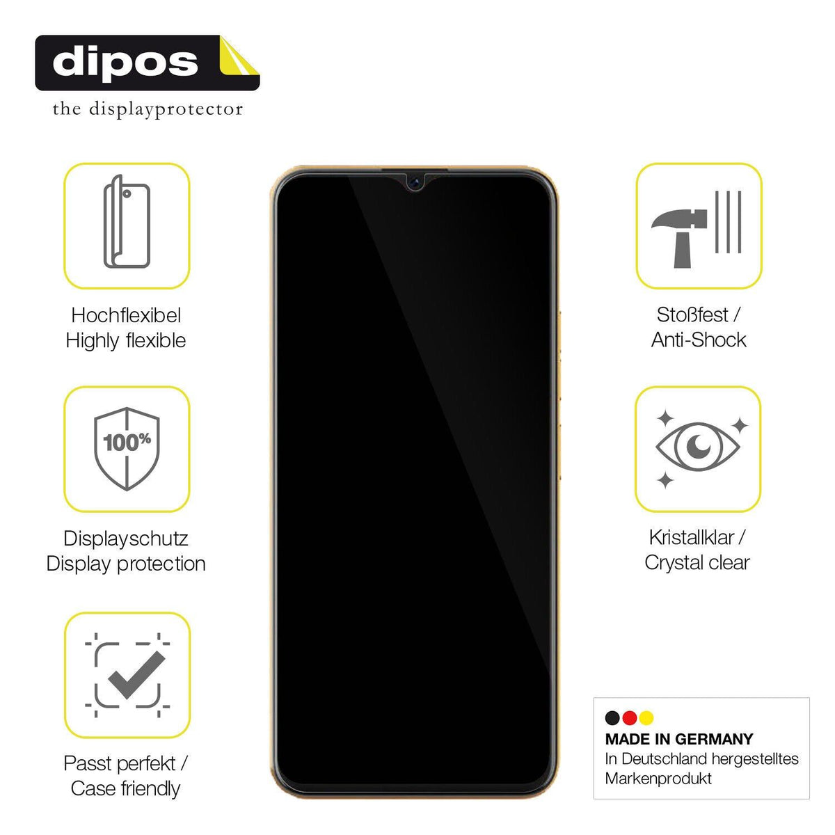 2x 3D Full Cover Schutzfolie für Coolpad Cool 20 Pro