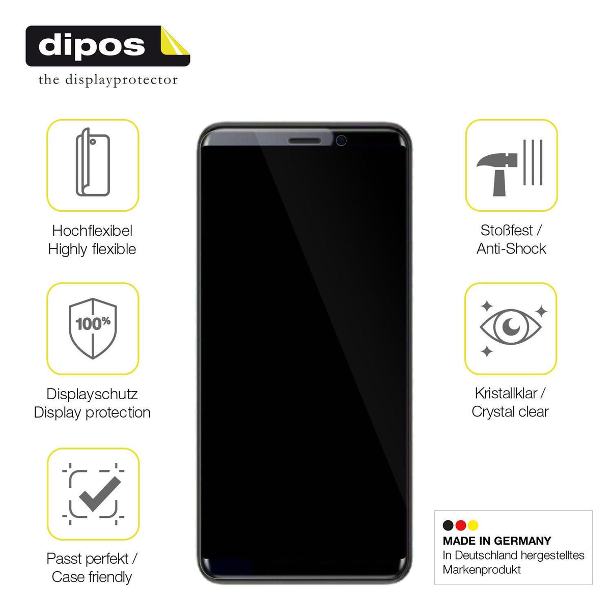 1x 3D Full Cover Schutzfolie für Coolpad Cool Play 7C