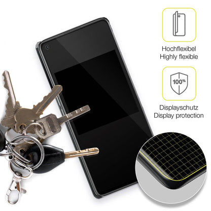 2x 3D Full Cover Schutzfolie für Oppo K10 Pro 5G