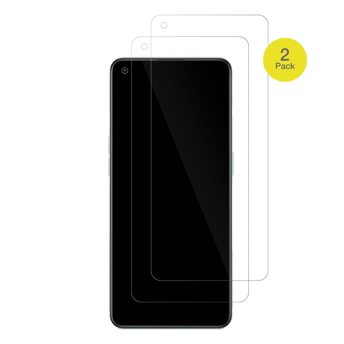 2x 3D Full Cover Schutzfolie für Oppo Reno8 Lite
