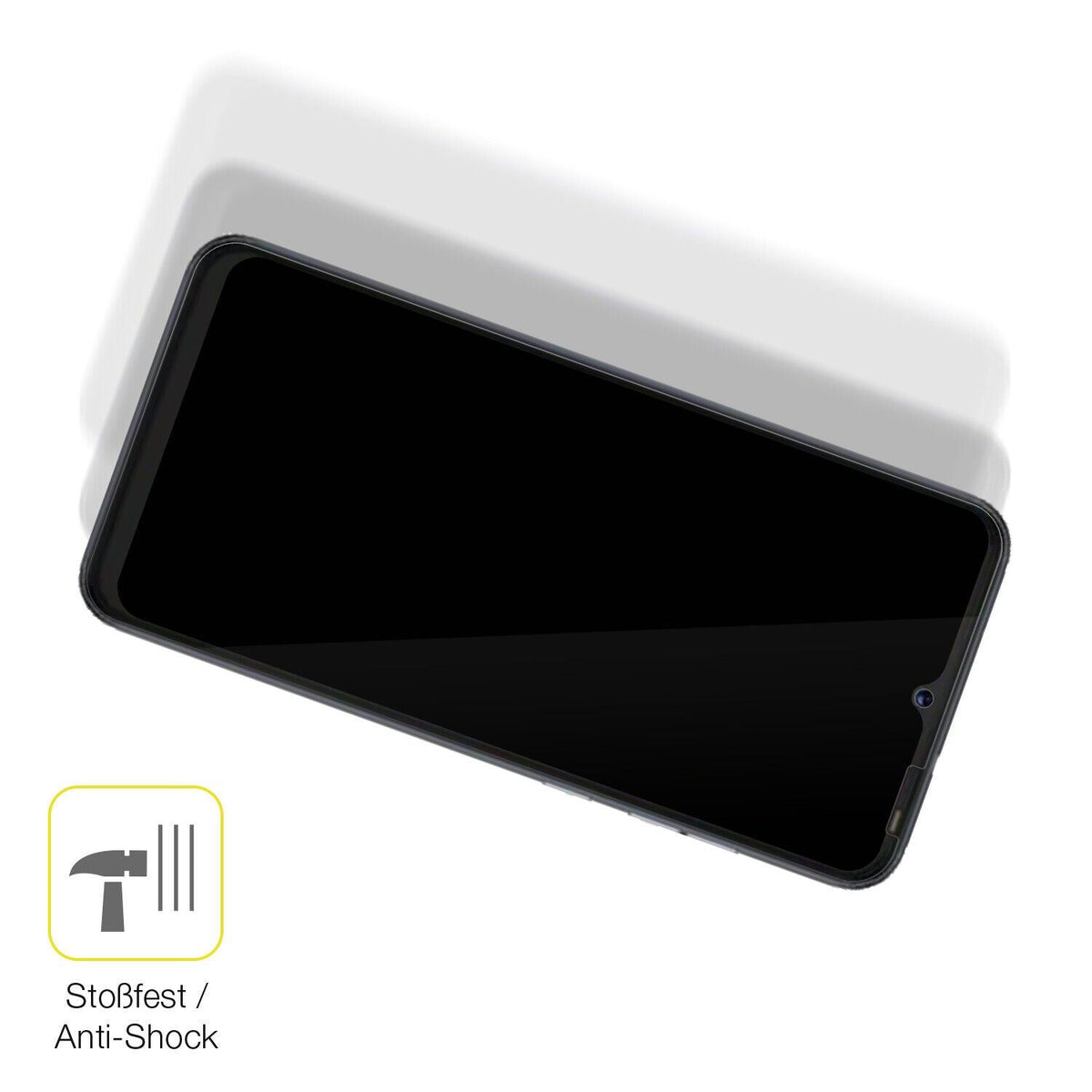 2x 3D Full Cover Schutzfolie für Tecno POP 5P
