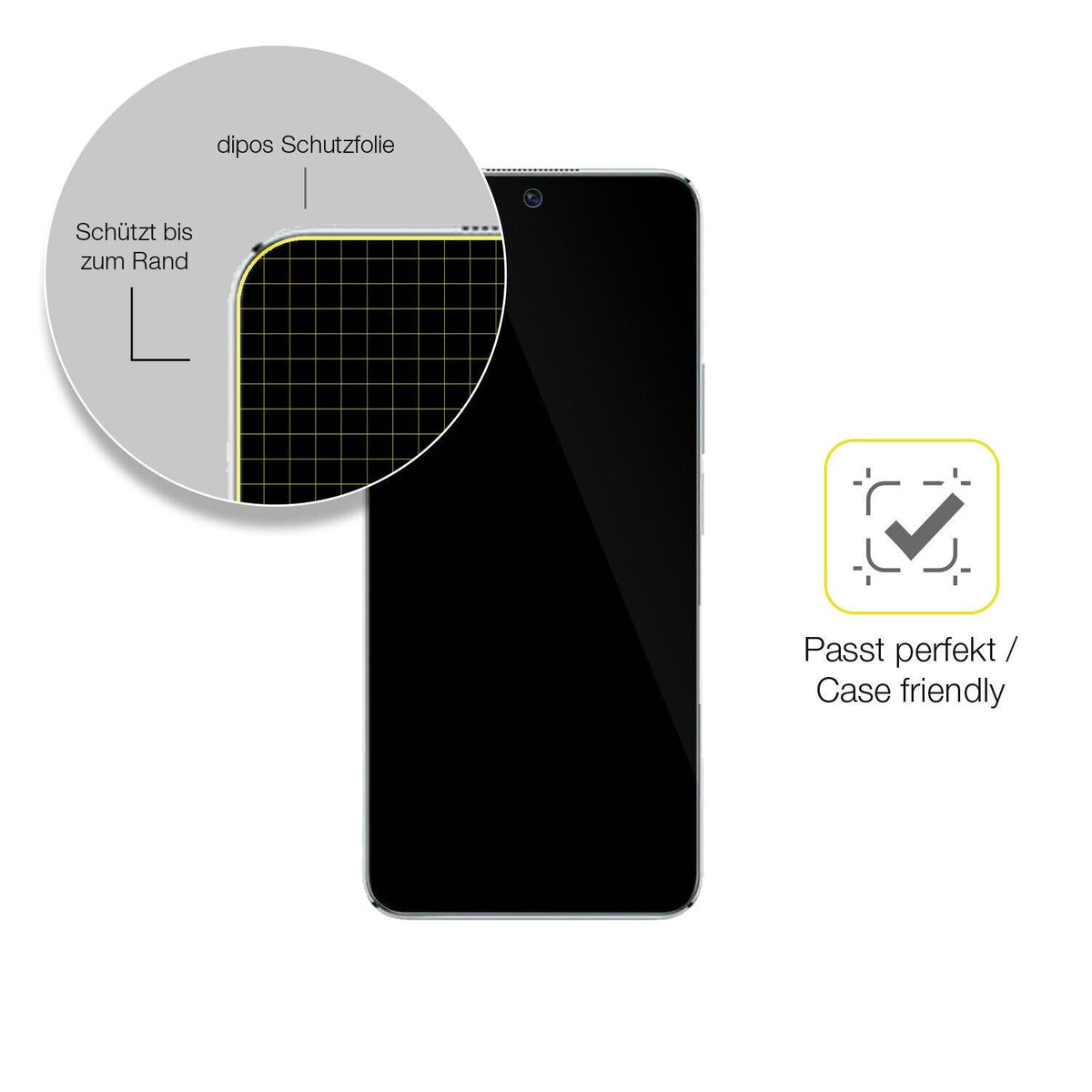 2x 3D Full Cover Schutzfolie für Honor Play6T Pro