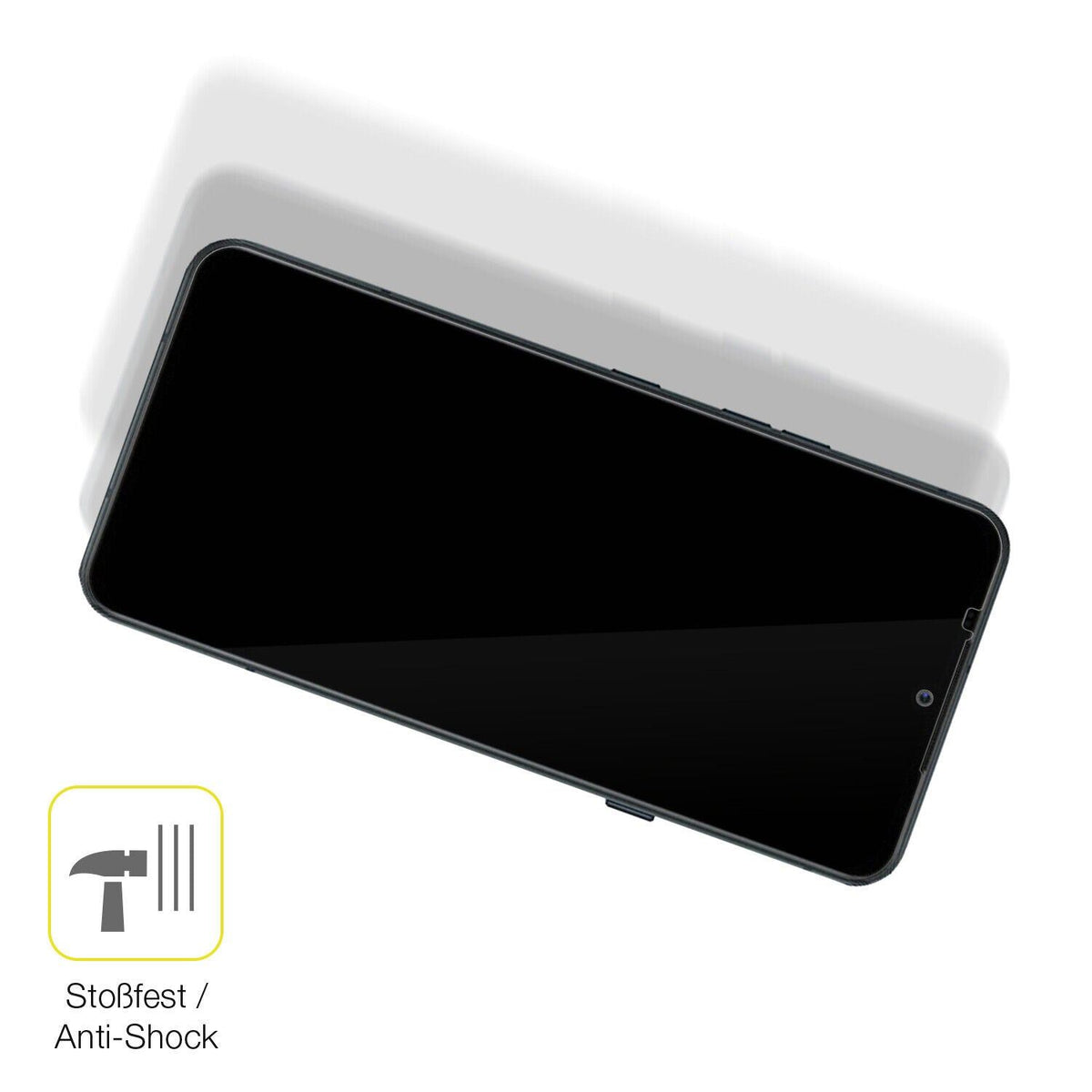 2x 3D Full Cover Schutzfolie für LG V50S ThinQ