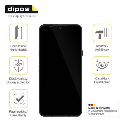 2x 3D Full Cover Schutzfolie für LG V50S ThinQ