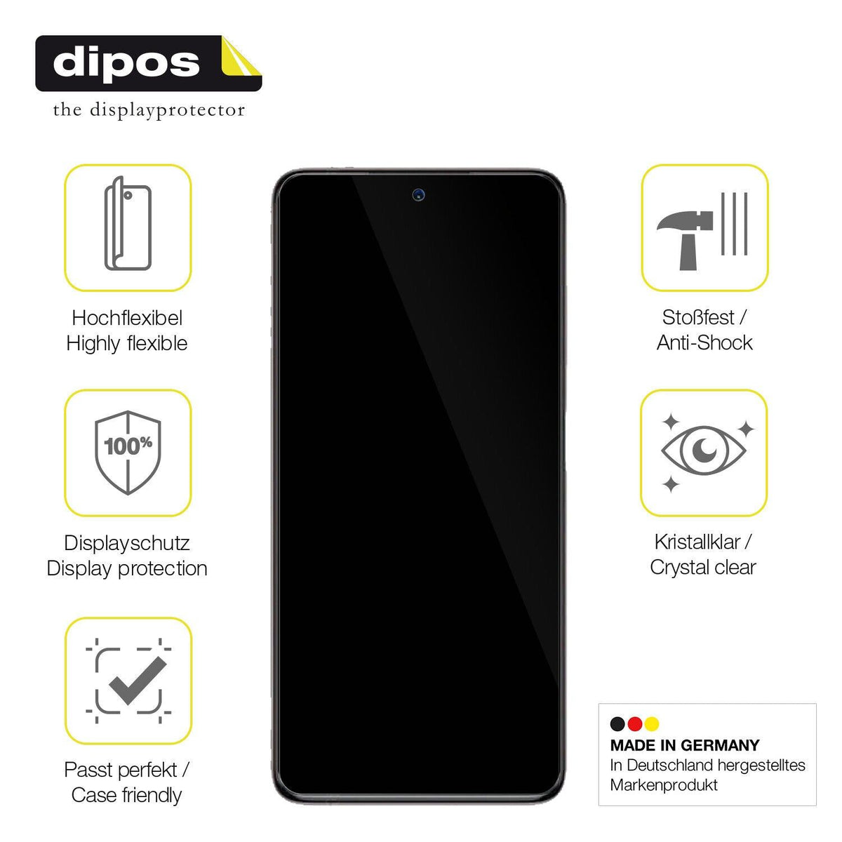 2x 3D Full Cover Schutzfolie für Xiaomi Poco X3 Pro