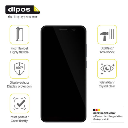 2x 3D Full Cover Schutzfolie für Lava Iris 88S
