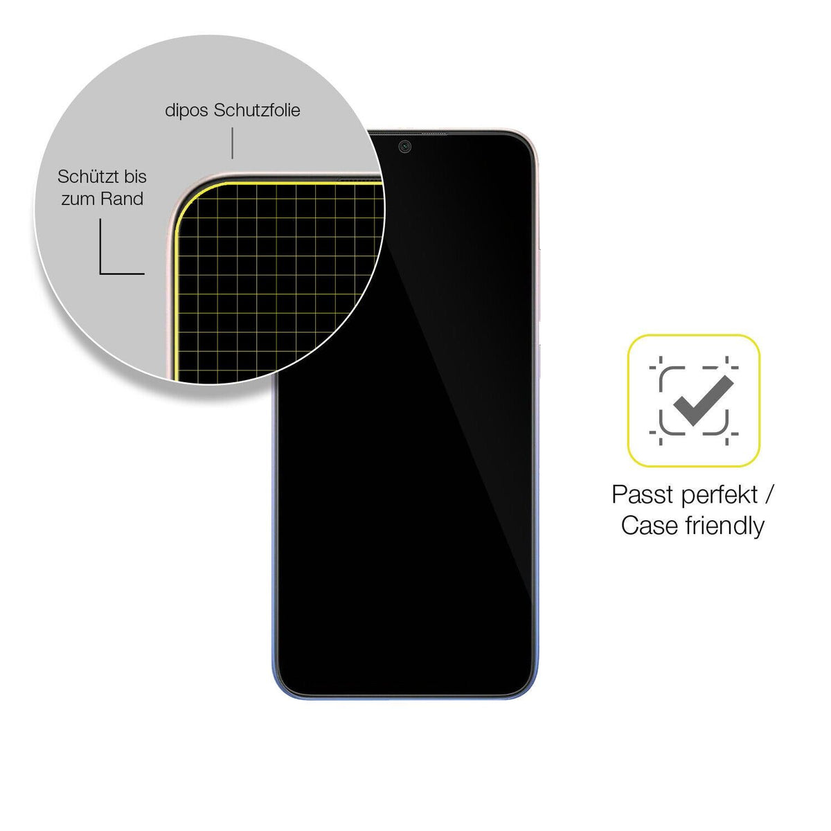 2x 3D Full Cover Schutzfolie für Xiaomi Redmi 9 Activ