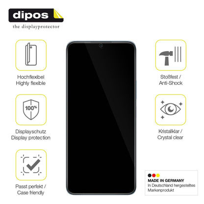 2x 3D Full Cover Schutzfolie für Vivo Y55s 5G