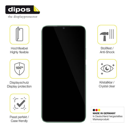 2x 3D Full Cover Schutzfolie für Realme C11