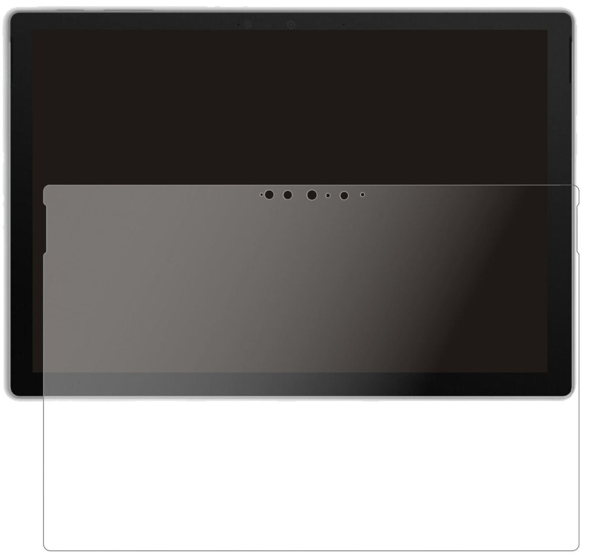 1x 9H Schutzfolie matt für Microsoft Surface Pro 7 Plus Panzerfolie