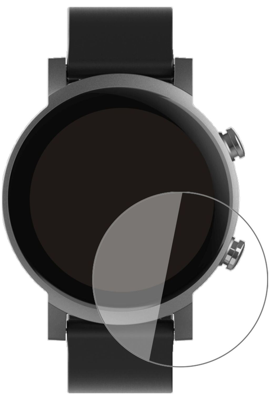 1x 9H Schutzfolie für TicWatch E3 Smartwatch Panzerfolie