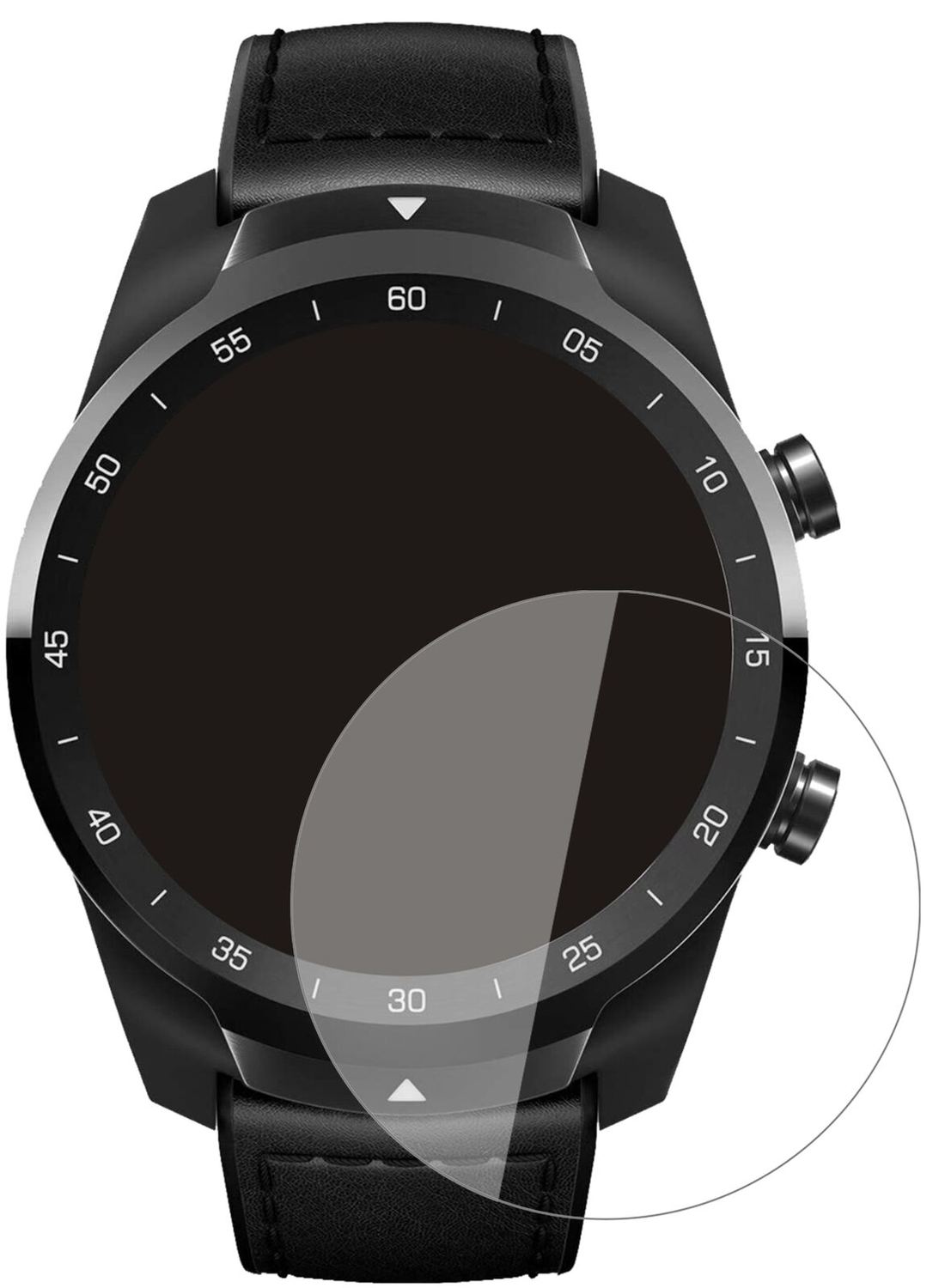 1x 9H Schutzfolie für TicWatch Pro S Panzerfolie