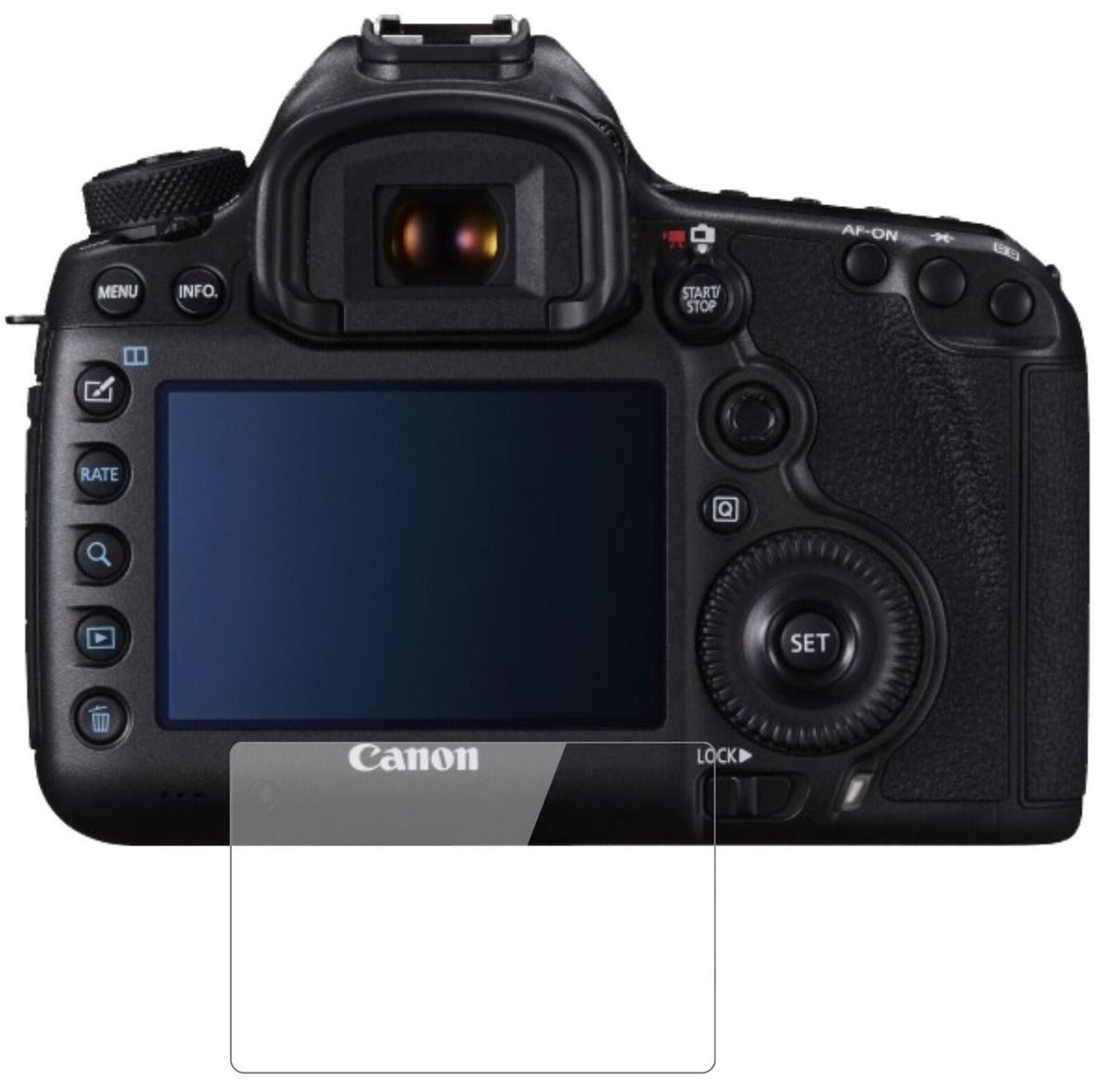 1x 9H Schutzfolie für Canon EOS 5DS R Panzerfolie