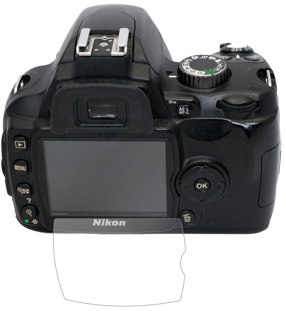 1x 9H Schutzfolie matt für Nikon D60 Panzerfolie