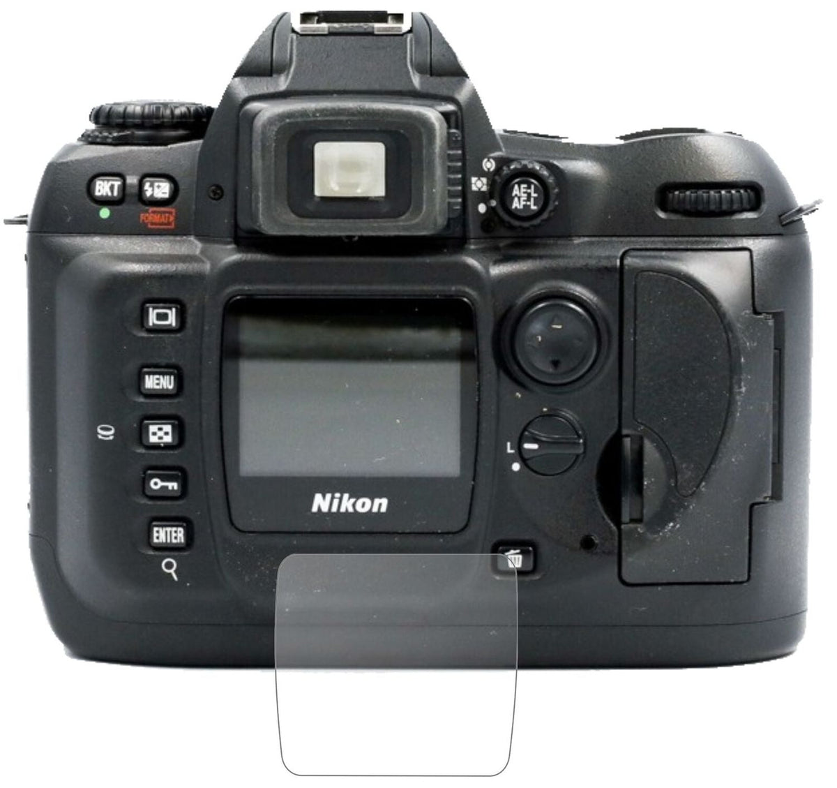 1x 9H Schutzfolie matt für Nikon D100 Panzerfolie