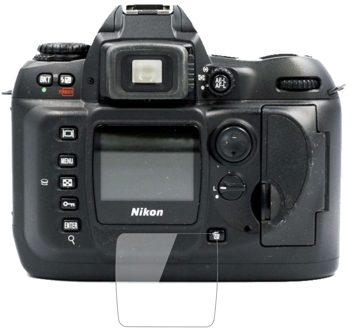 1x 9H Schutzfolie für Nikon D100 Panzerfolie