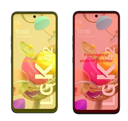2x 3D Full Cover Schutzfolie für LG K42