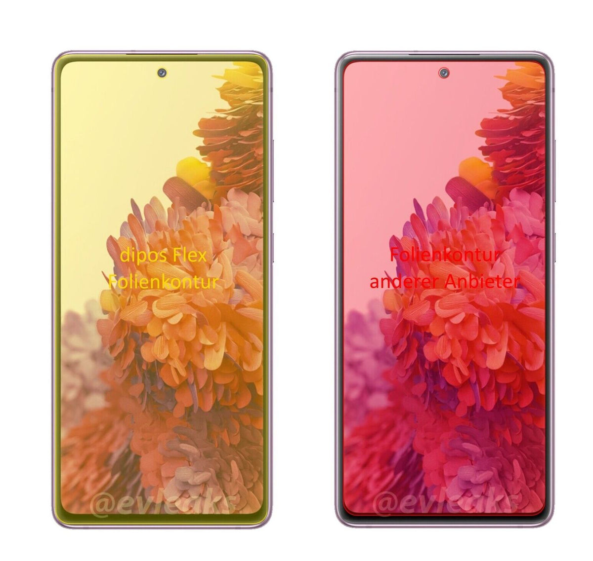 2x 3D Full Cover Schutzfolie für Samsung Galaxy S20 FE 5G