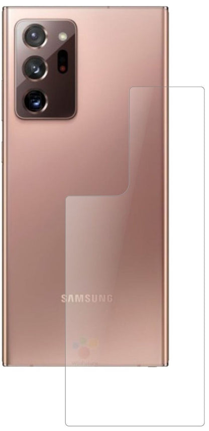 1x 9H Schutzfolie matt für Samsung Galaxy Note 20 Ultra Rückseite Panzerfolie