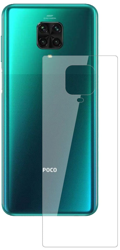 1x 9H Schutzfolie für Poco M2 Pro Rückseite Panzerfolie