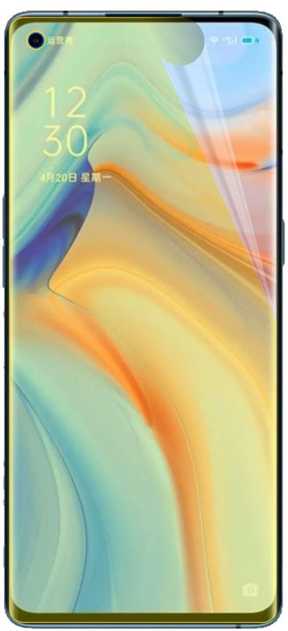 2x 3D Full Cover Schutzfolie für Oppo Reno 4 Pro