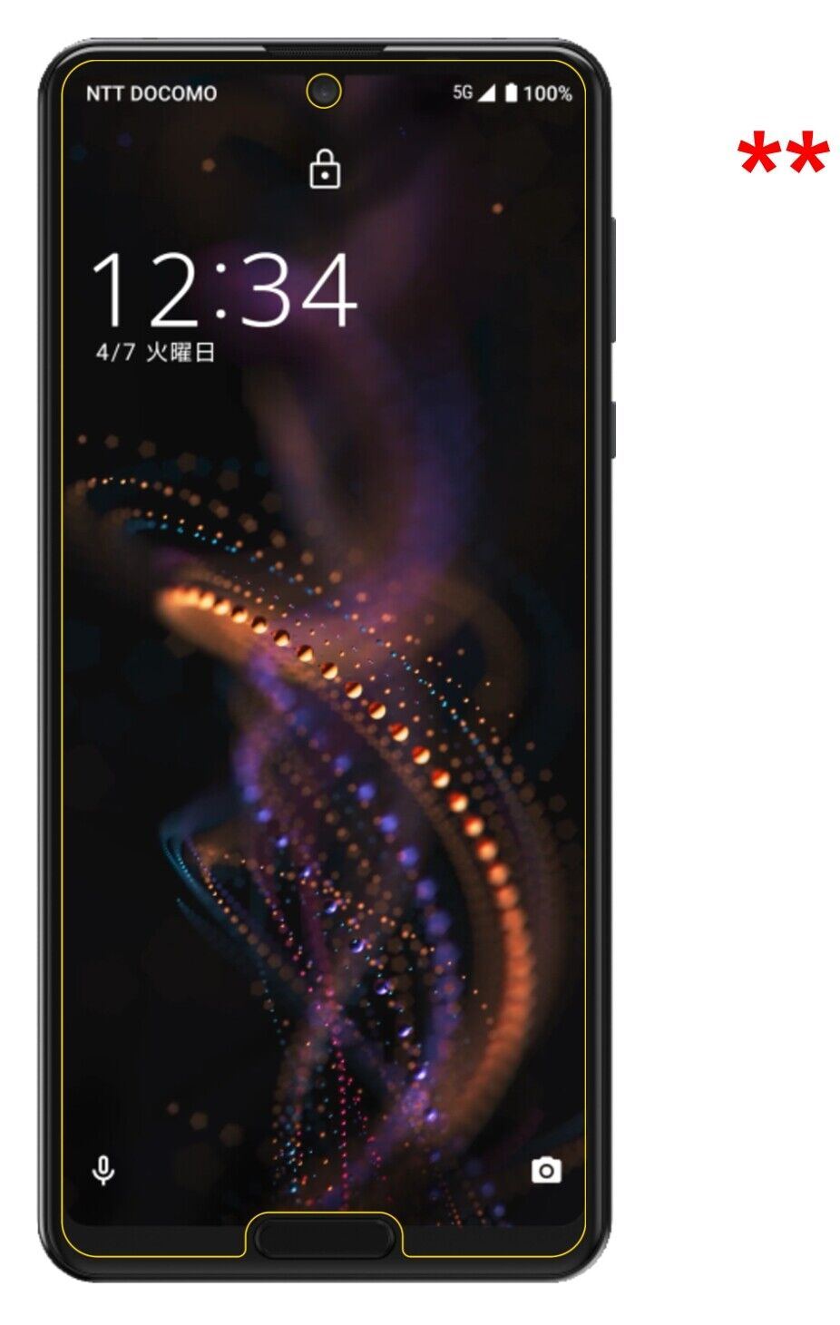 1x 9H Schutzfolie matt für Sharp Aquos R5G Panzerfolie