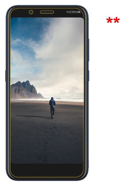 1x 9H Schutzfolie für Nokia C2 Tennen Panzerfolie