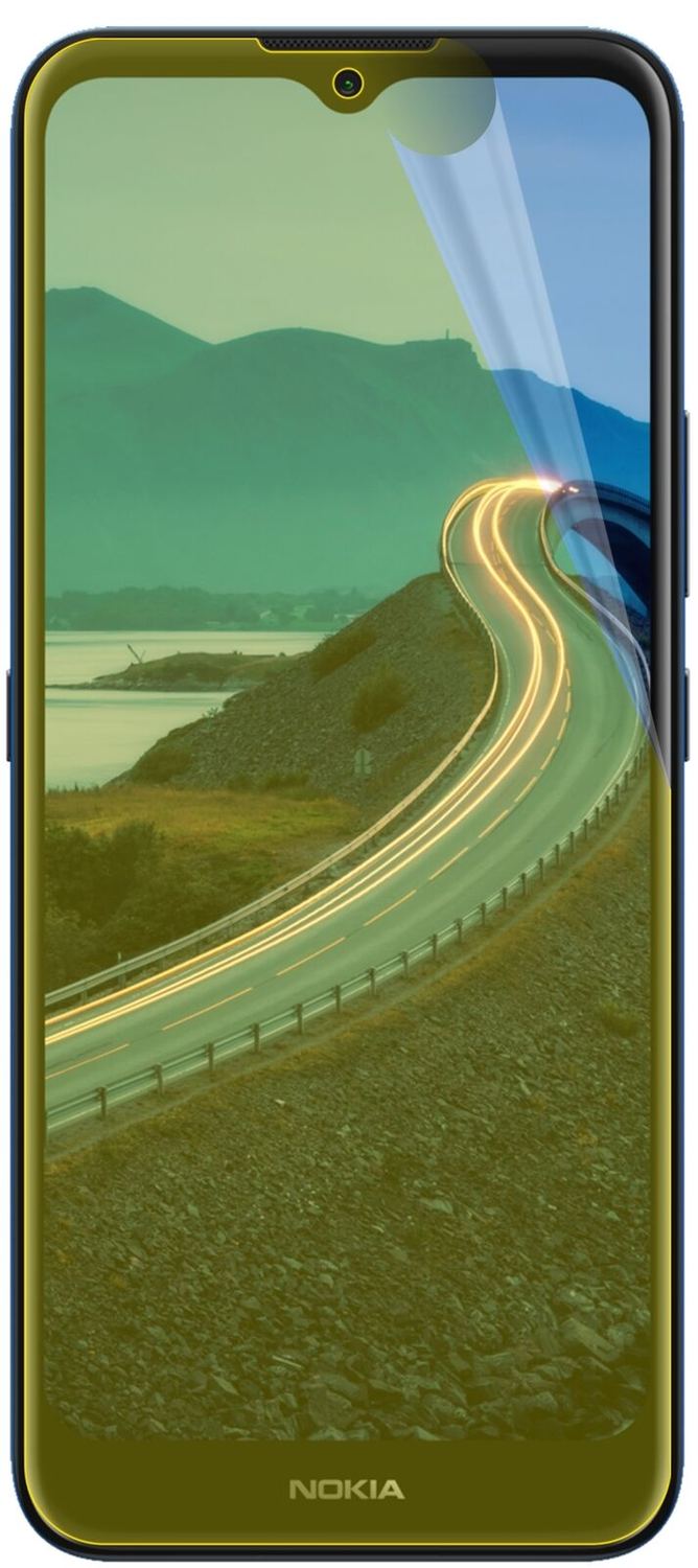 2x 3D Full Cover Schutzfolie für Nokia C5 Endi