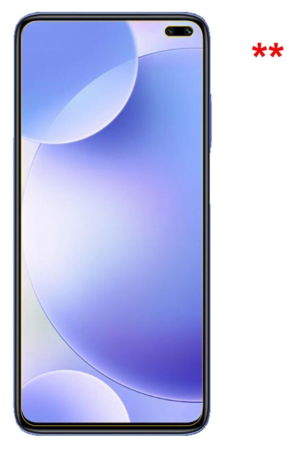 1x 9H Schutzfolie für Xiaomi POCO X2 Panzerfolie