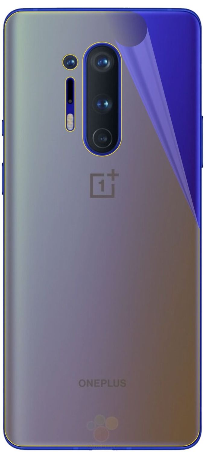2x 3D Full Cover Schutzfolie für OnePlus 8 Pro Rückseite