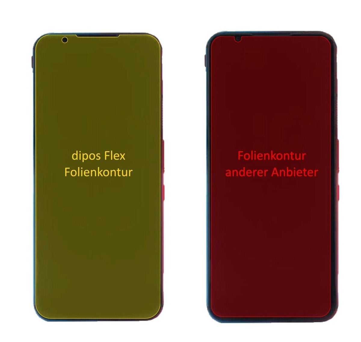 2x 3D Full Cover Schutzfolie für nubia Red Magic 5G